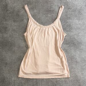 Pink Blush Sequin Trim Tank Top